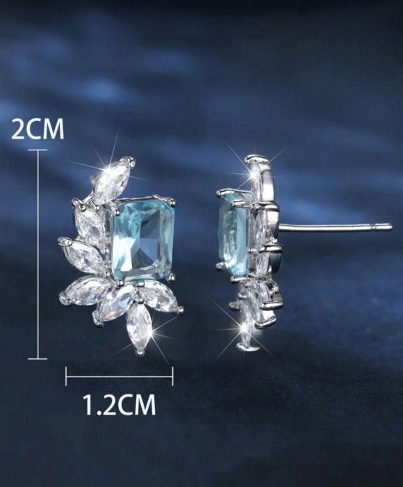 Cercei Borealy Blue Cristal Sassy [4]