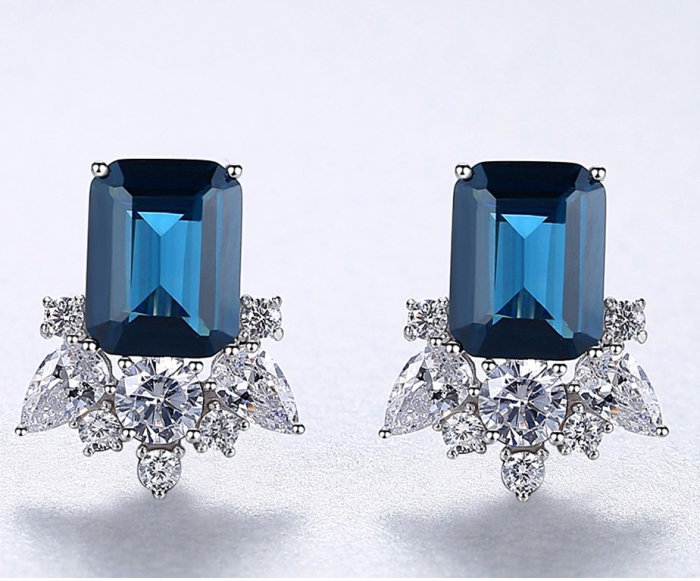 Cercei Lady Sapphire Blue Green [3]