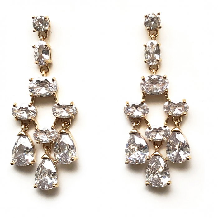 Cercei Chandelier Crystal Gold [2]