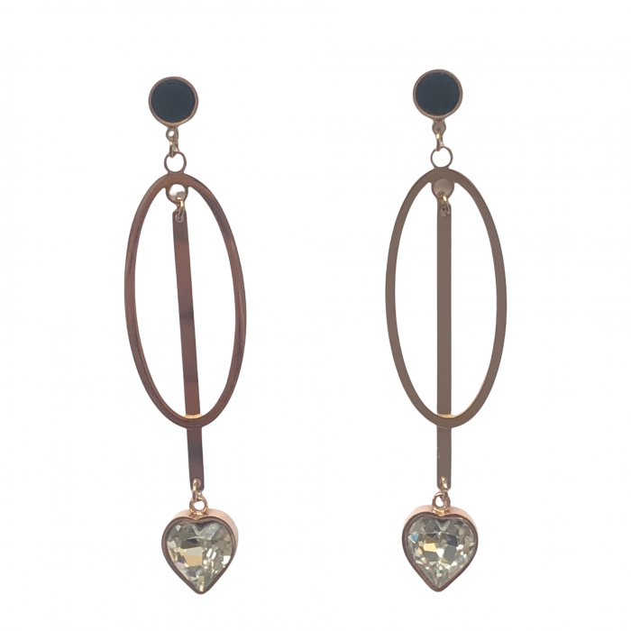Cercei Gold Heart [3]