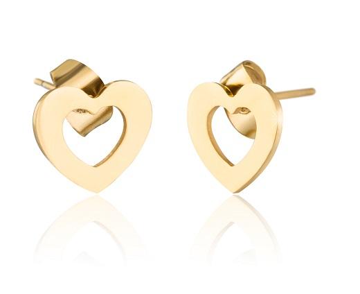 Cercei Inima Gold Love [1]