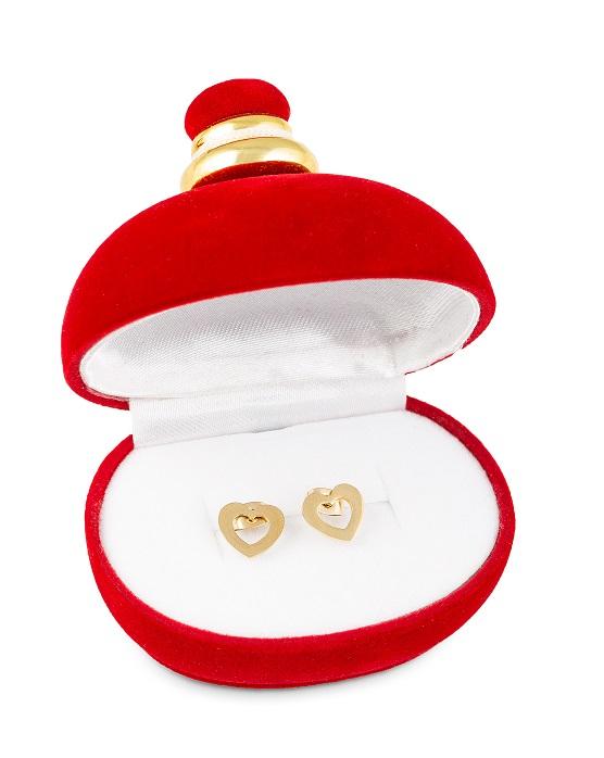 Cercei Inima Gold Love [2]
