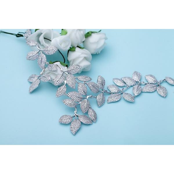 Set Colier si Cercei Leaf Luxury by Borealy [5]