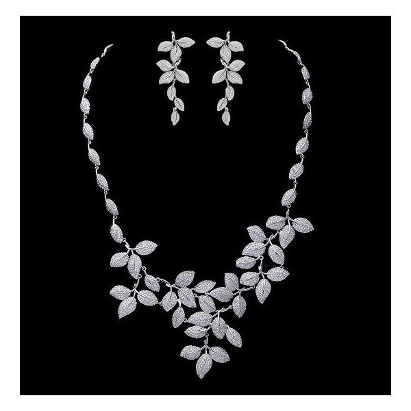 Set Colier si Cercei Leaf Luxury by Borealy [1]
