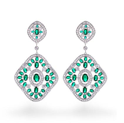 Cercei Borealy Sapphire Green Chandelier [1]