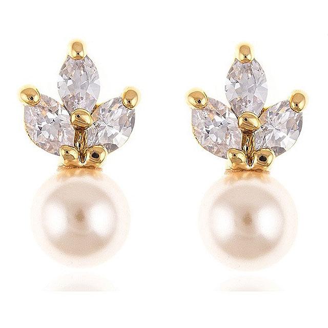 Cercei Borealy Perle Ivory Shell Gold [1]