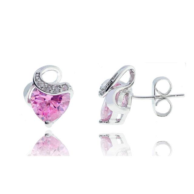 Set Borealy Cercei şi Colier Amour Roz [2]