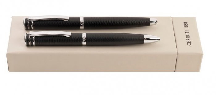 Set Austin Diamond Black (ballpoint pen & fountain pen) Cerruti 1881 [1]