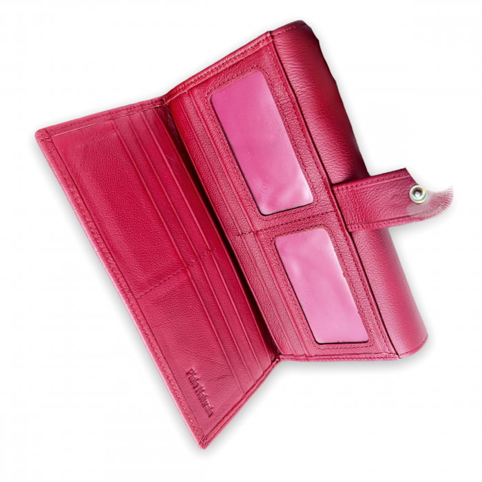 Cadou Femei Portofel Dublu Red - piele naturala [4]