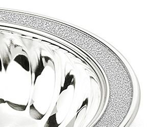 Bol Melody placat cu argint și margine glitter by Chinelli, made in Italy [3]