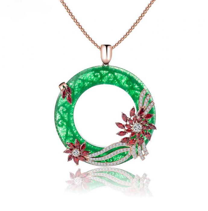 Colier Borealy Statement Flower Spring [1]