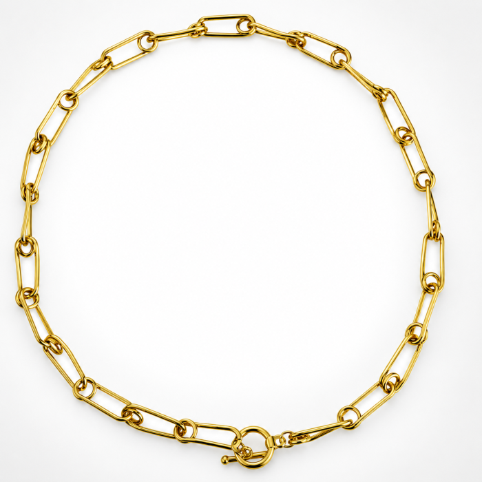 Colier Chain Gold Pin [1]