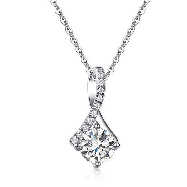 Colier Argint 925  White Dream Simulated Diamonds by Borealy [1]