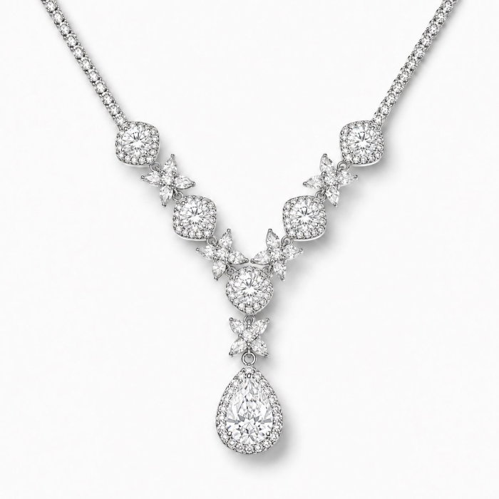 Colier Elegant NUNTA cu Cristale [1]
