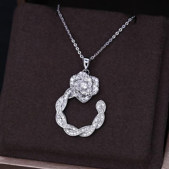 Colier Borealy Circle Rose [3]