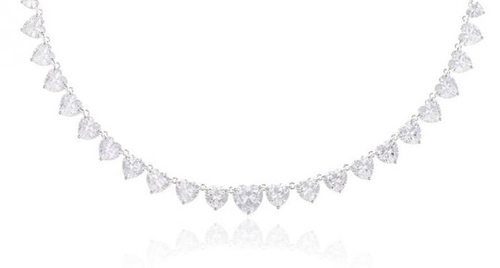 Colier Borealy Hearts White [1]