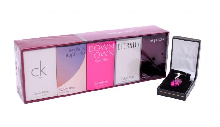Colier Butterfly Fuchsia & Deluxe Travel Collection Calvin Klein [1]