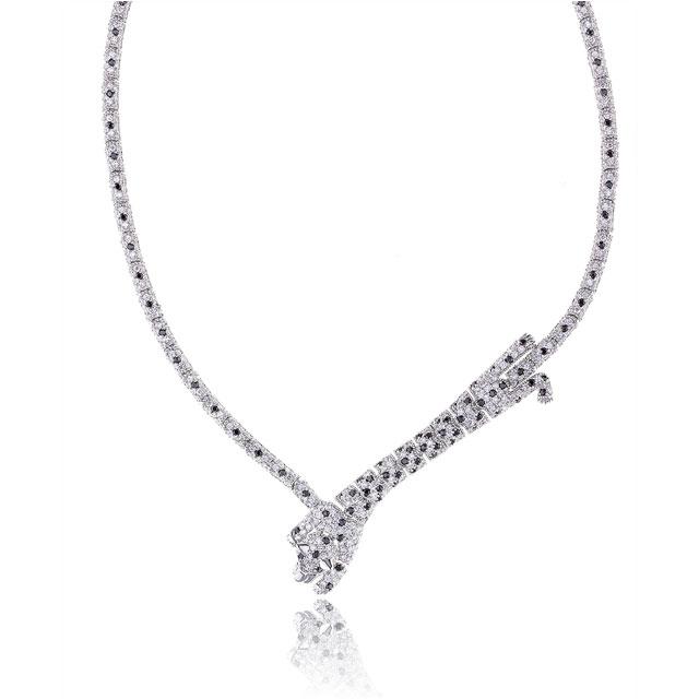Colier Borealy Simulated Diamonds Leopard [2]