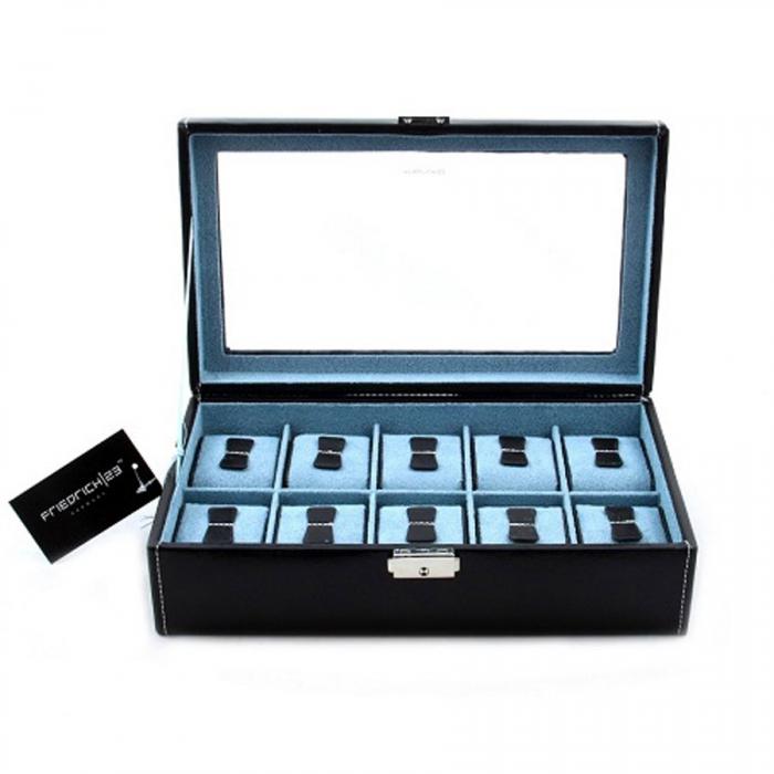 Cutie 10 ceasuri Bond Blue by Friedrich, made in Germany, si Note Pad Hugo Boss - personalizabil [3]