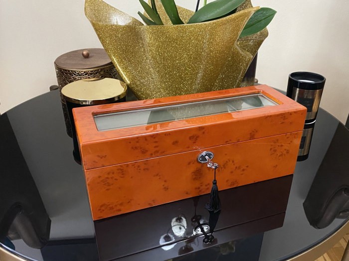 Cutie 6 Ceasuri si Butoni Luxury Wood - disponibila doar pe culoarea neagra [3]
