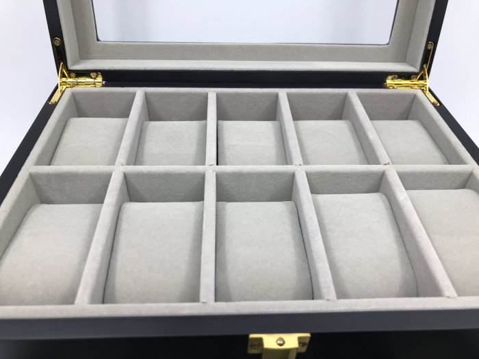 Cutie 20 Ceasuri Lux Black Wood + Cadou Portofel West Polo din piele naturala [4]