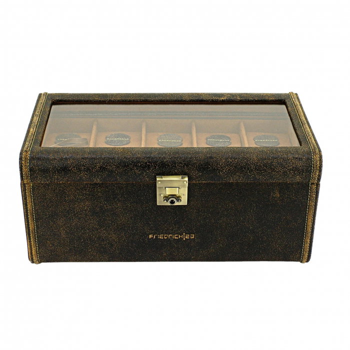 Cutie 20 ceasuri Cubano Piele Naturală by Friedrich - Made in Germany [2]