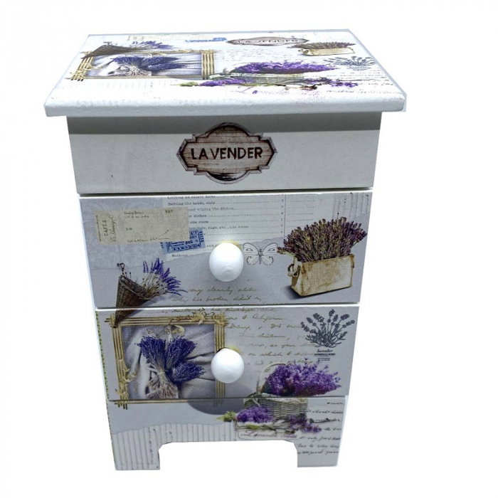 Cutie Bijuterii Lavender Lemn [1]