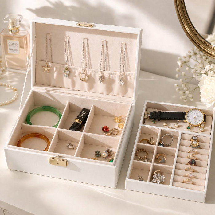 Cutie bijuterii piele Lady & Cercei One Diamonds [1]