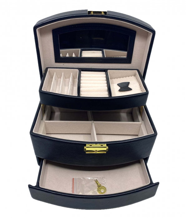 Cutie bijuterii Secret Black Premium Quality & CADOU Cercei Borealy Diamonds One Gold [5]