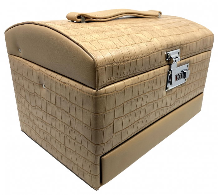 Cutie bijuterii Luxury Beige Croco by Borealy [3]