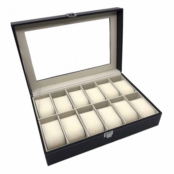 Cutie de 12 ceasuri Simply Black by Borealy [1]