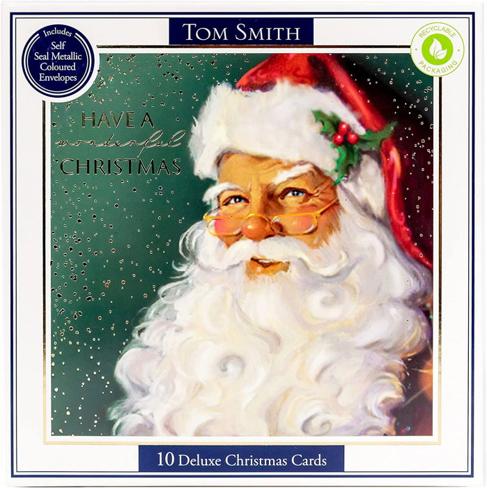 10 felicitări de Crăciun Deluxe Santa Tom Smith 2022 [1]
