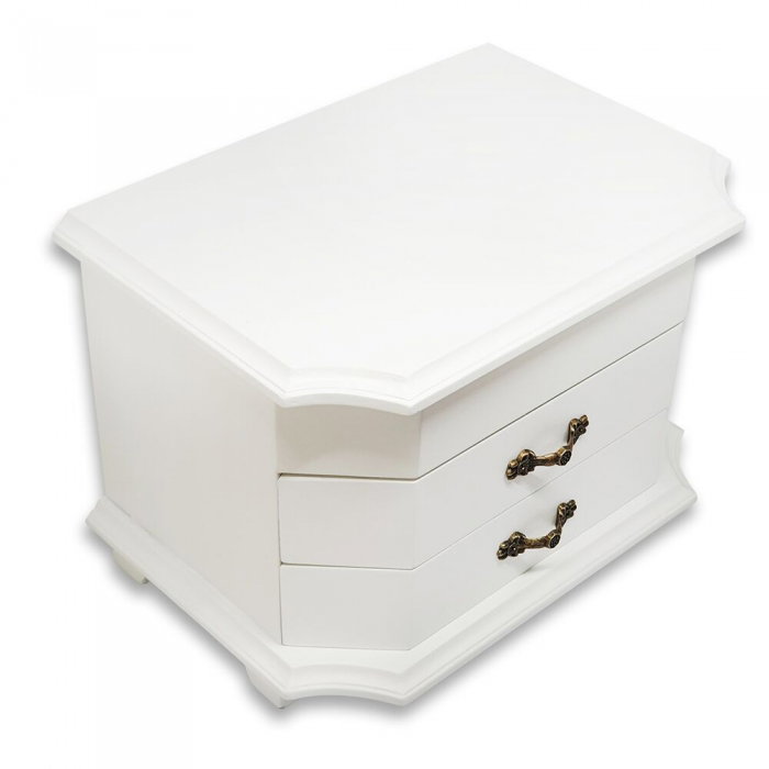 Cutie de Bijuterii White Wood Luxury [2]