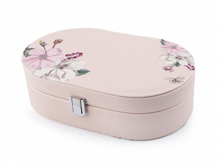Cutie Bijuterii Ovală cu Design Floral [5]