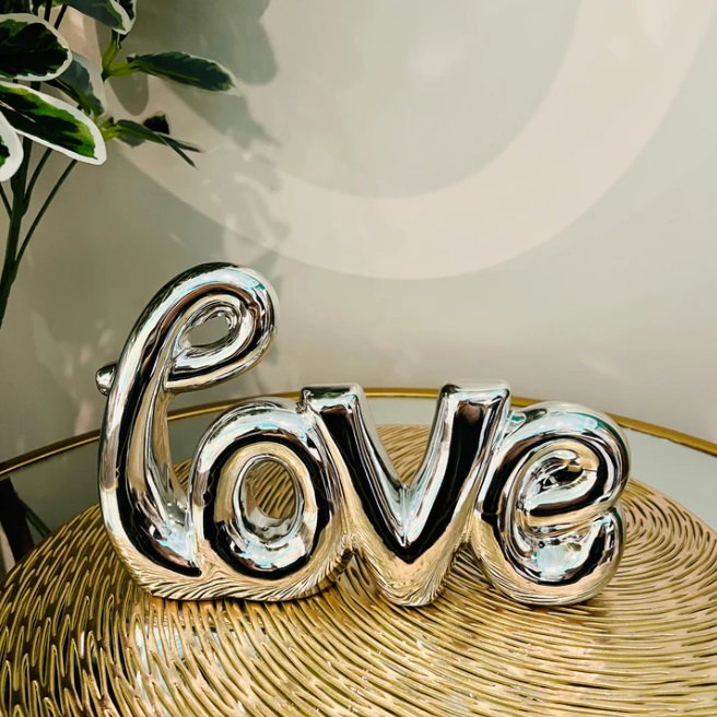 Decoratiune Ceramica Love, 17 x 25 cm [1]