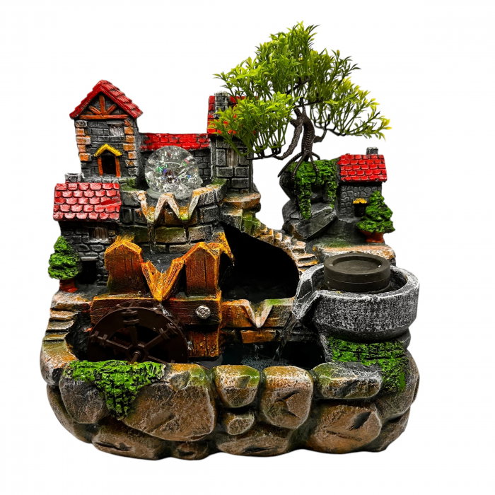 Fantana Feng Shui cu Apa Curgatoare si Bonsai [1]