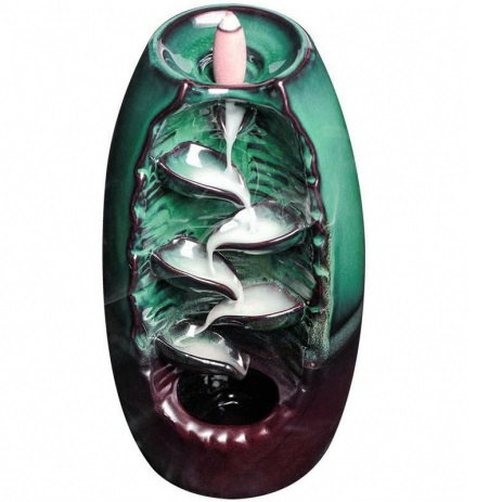 Fantana Relax Aromoterapie cu Fum backflow cu efect de cascada Green [2]