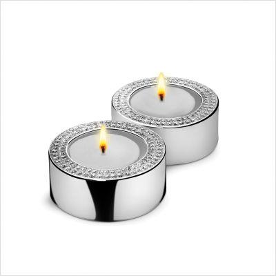 Suport Lumanare Silver Diamond Craciun [1]