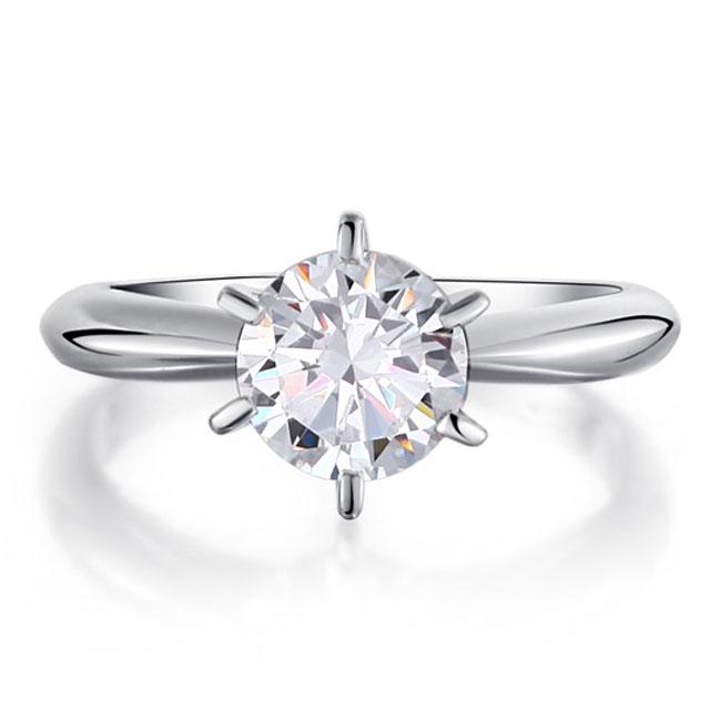 Inel Borealy Argint 925 Simulated Diamond Solitaire Lux Marimea 7 [3]