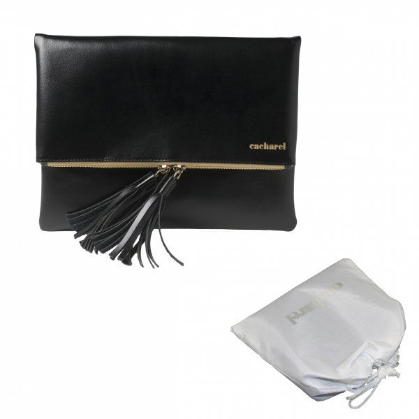 Geanta Cacharel Pompadour Noir & Bratara Tennis PinkGold Borealy - personalizabil [2]