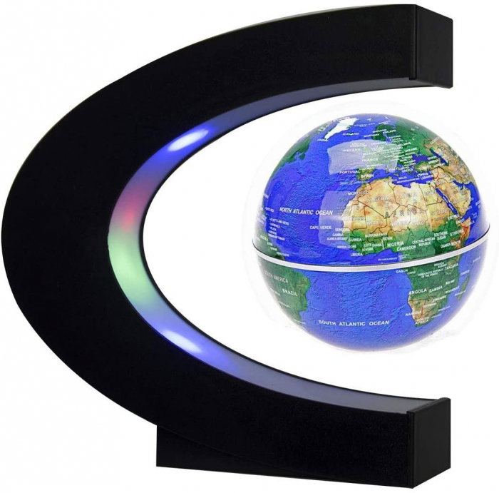 Glob Pământesc Levitaţie Magnetic cu leduri + Bonus 1: Cravata Grazie Filipetti + Bonus 2: Perpetuum Mobile [3]