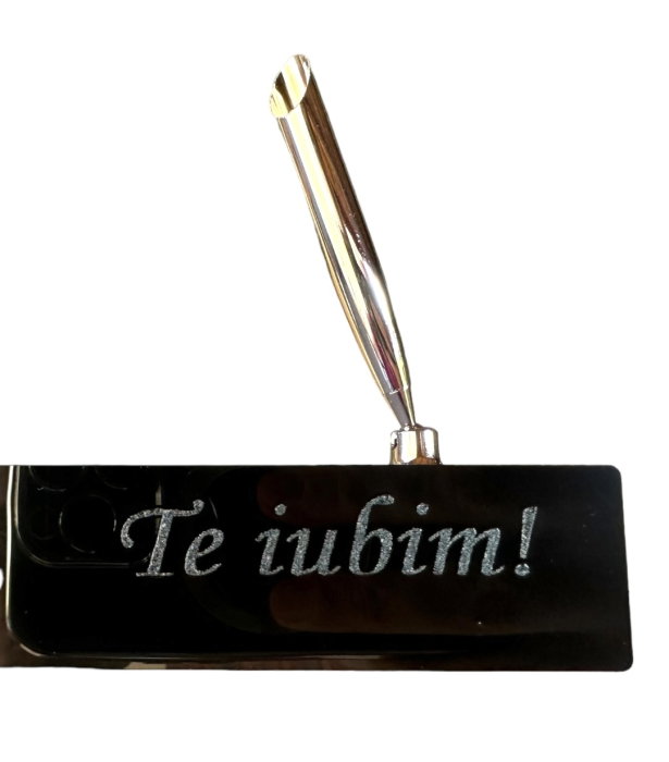 Glob pământesc cu levitație magnetică și pix – cadou business pentru bărbați pasionați de tehnologie și călătorii [10]