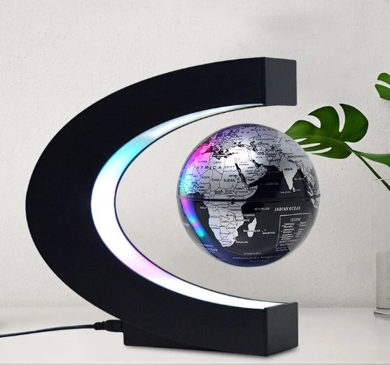 Glob Pământesc Levitaţie Magnetic cu leduri + Bonus 1: Cravata Grazie Filipetti + Bonus 2: Perpetuum Mobile [7]