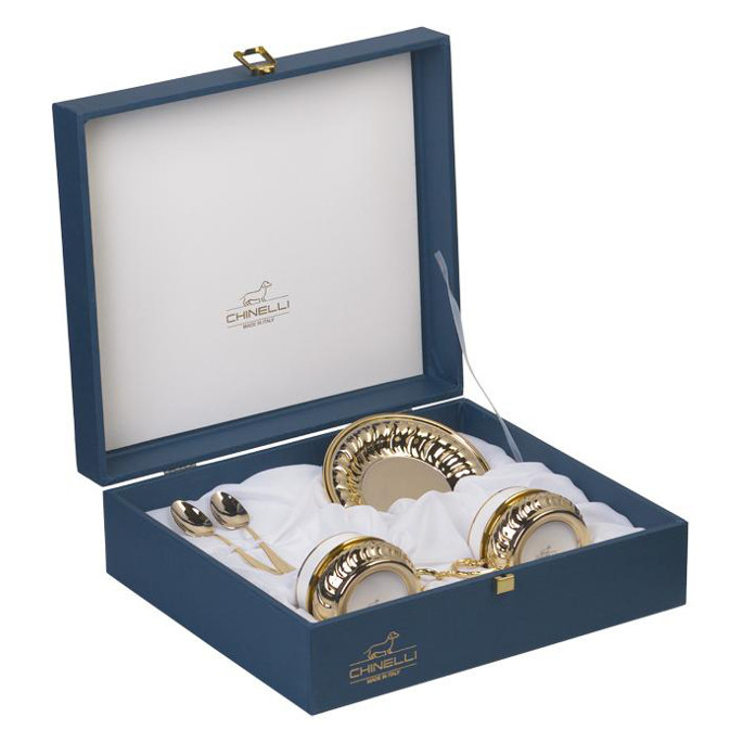 American Gold Coffee Set for Two by Chinelli [1]