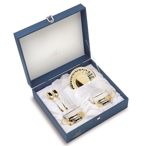 American Gold Coffee Set for Two by Chinelli [3]