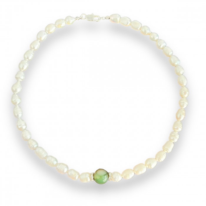 Colier Perle Naturale cu Jad [4]