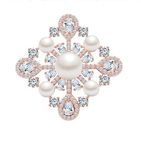Broşă Trianon Baroque Rose [1]