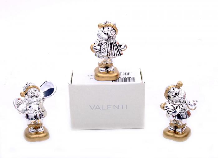 Happy Silver Santa by Valenti, made in Italy & Mozart [4]