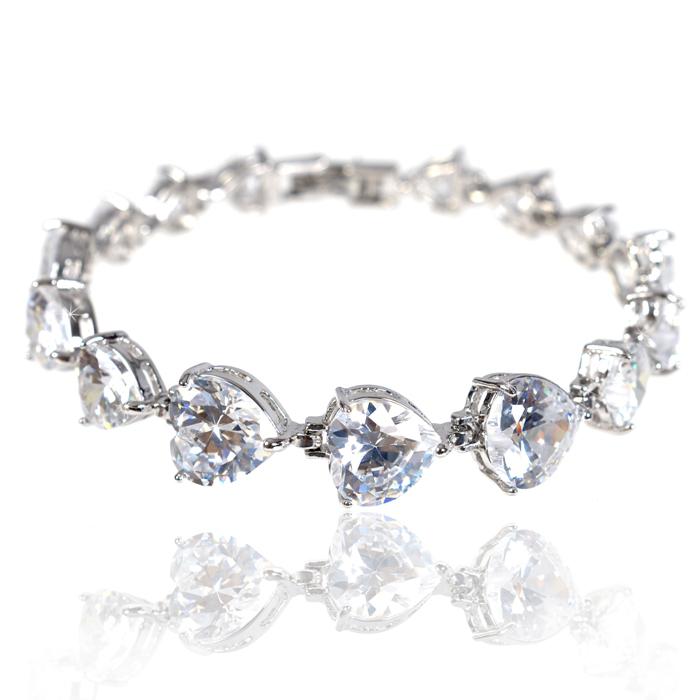 Bratara Borealy Hearts White [1]