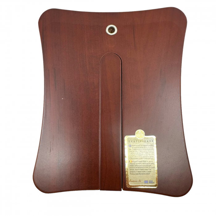 Icoana Sfanta Familie placata cu argint 12,5 x 15,5 cm - Made in Greece [4]